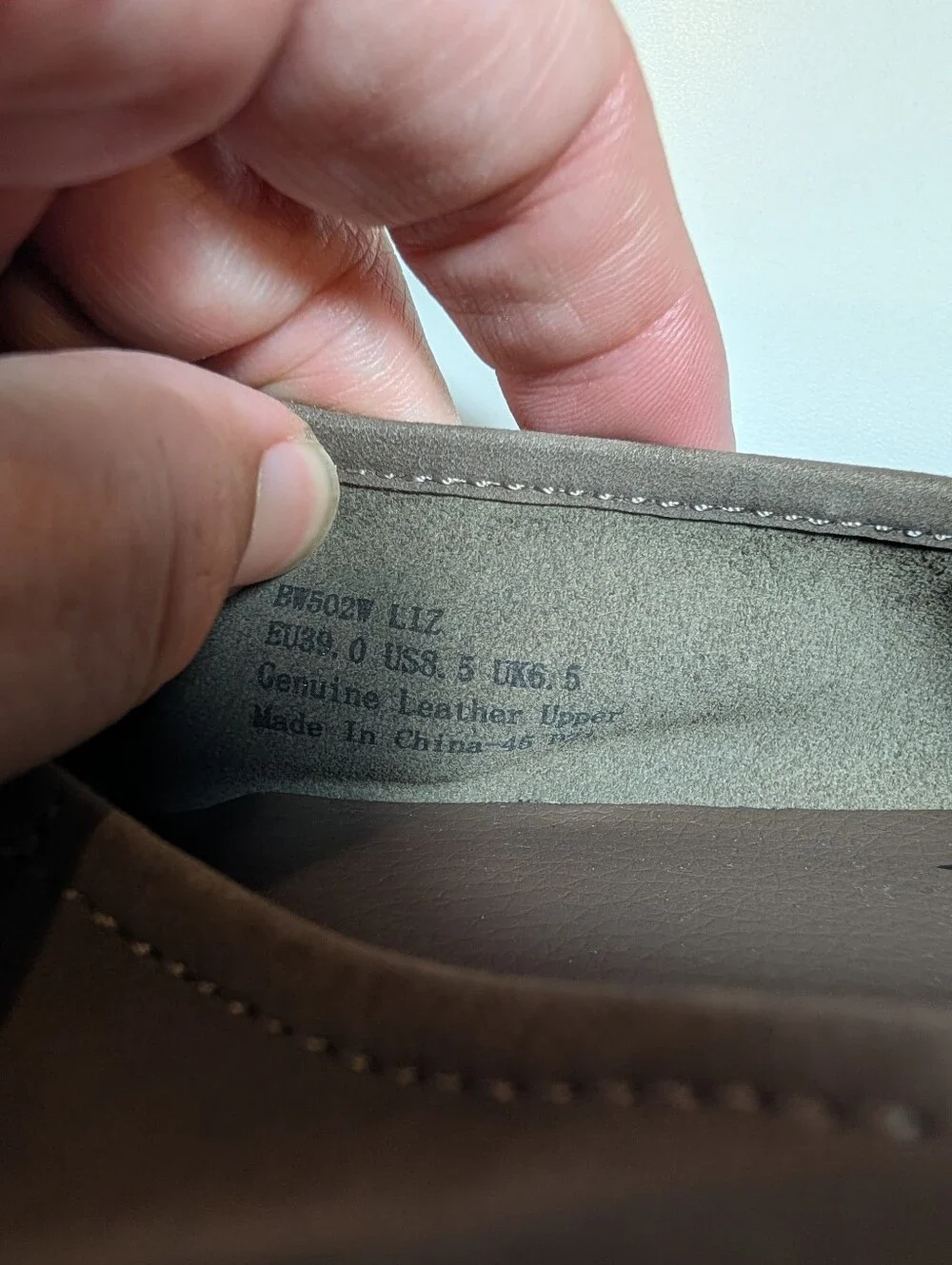 Aetrex Woman's Size 8.5 Taupe Liz Arch Support Suede Slip-On Loafers